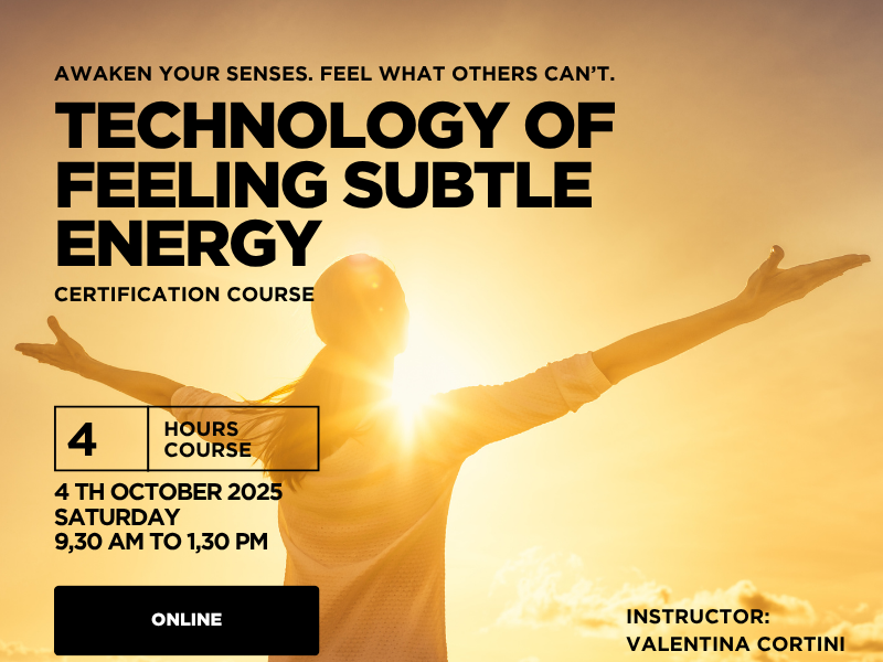 Technology of Feeling the Subtle Energy